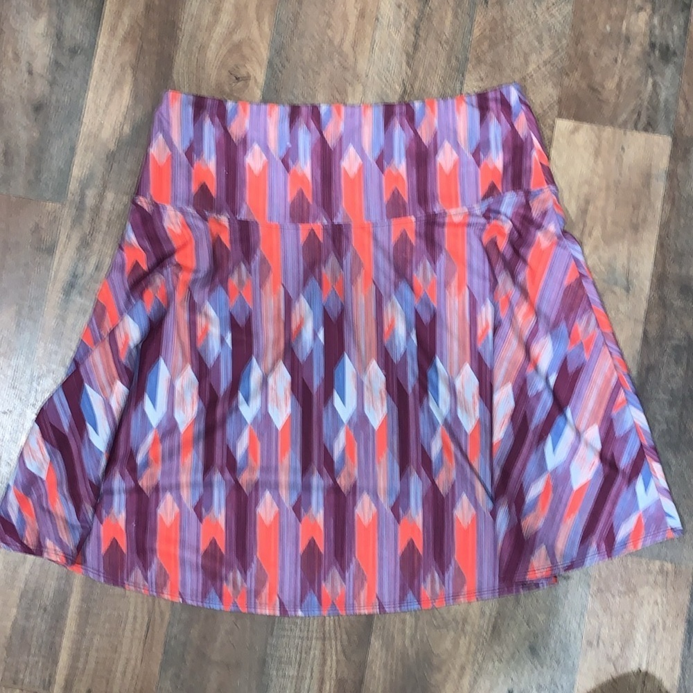 Prana Mini Athletic Skirt.  Multi Color.  Size Medium. - Picture 3 of 5
